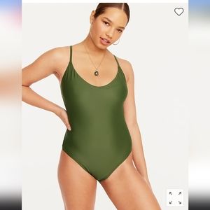 NWT J. Crew scoopneck one-piece